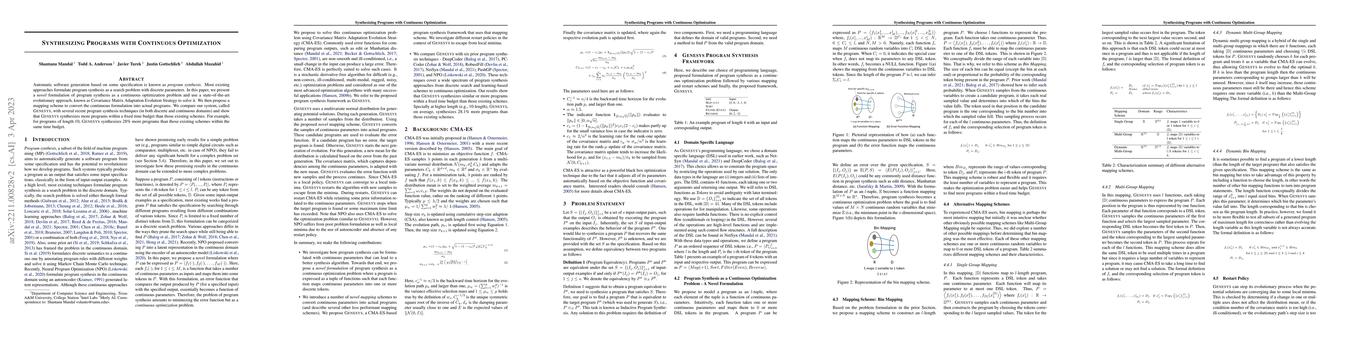 Thumbnail for Synthesizing Programs with Continuous Optimization