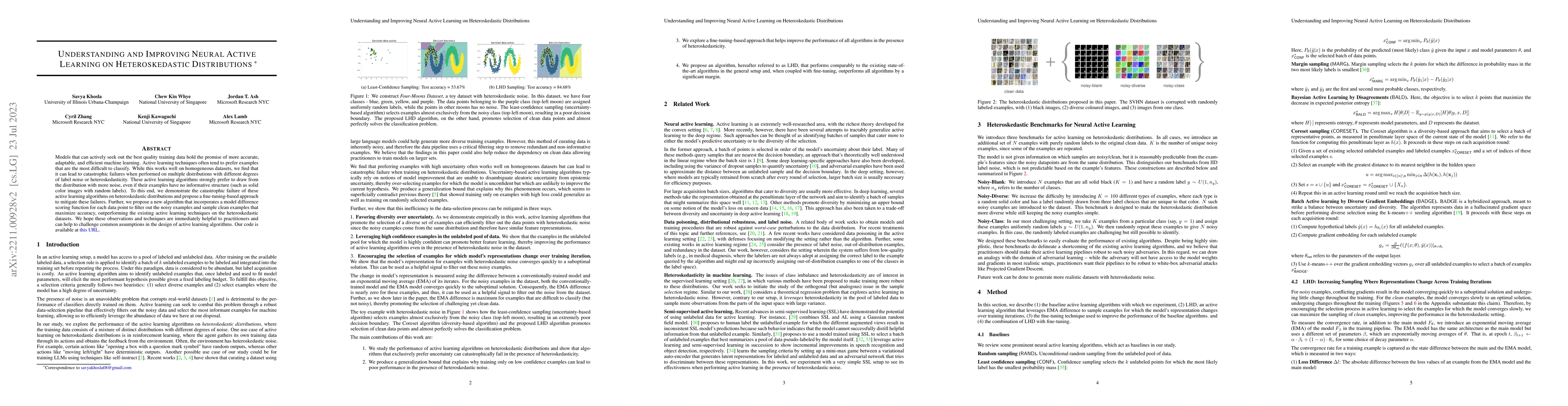 Thumbnail for Neural Active Learning on Heteroskedastic Distributions