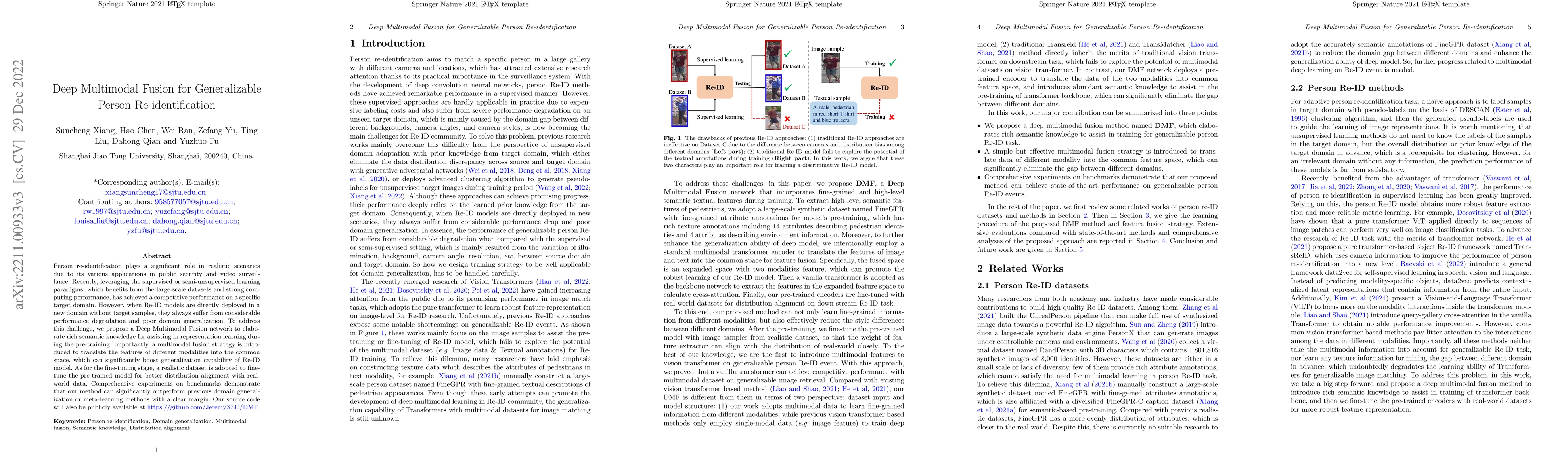 Thumbnail for Deep Multimodal Fusion for Generalizable Person Re-identification