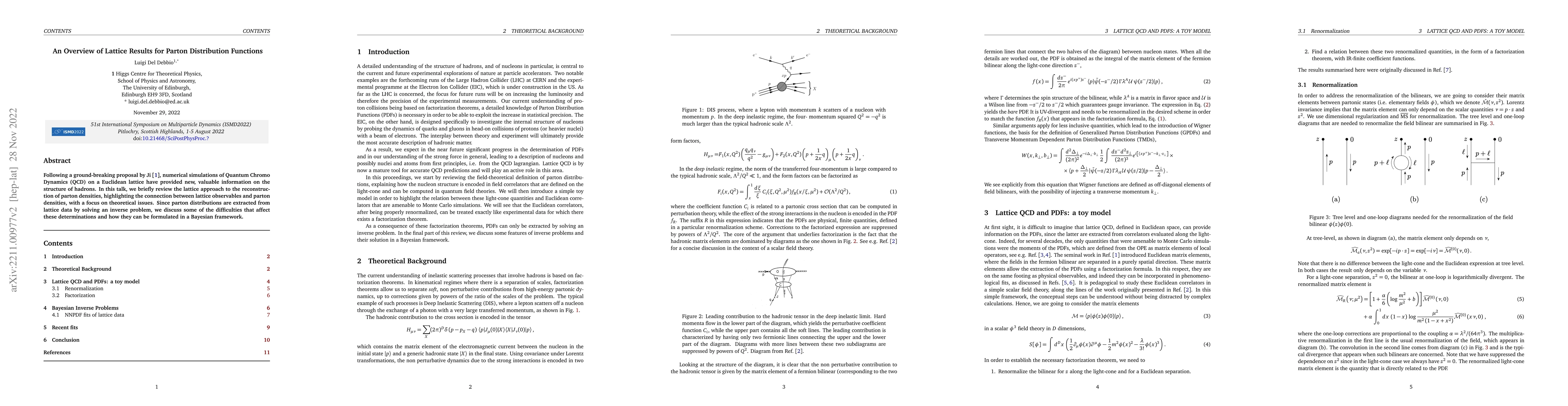 Thumbnail for An Overview of Lattice Results for Parton Distribution Functions