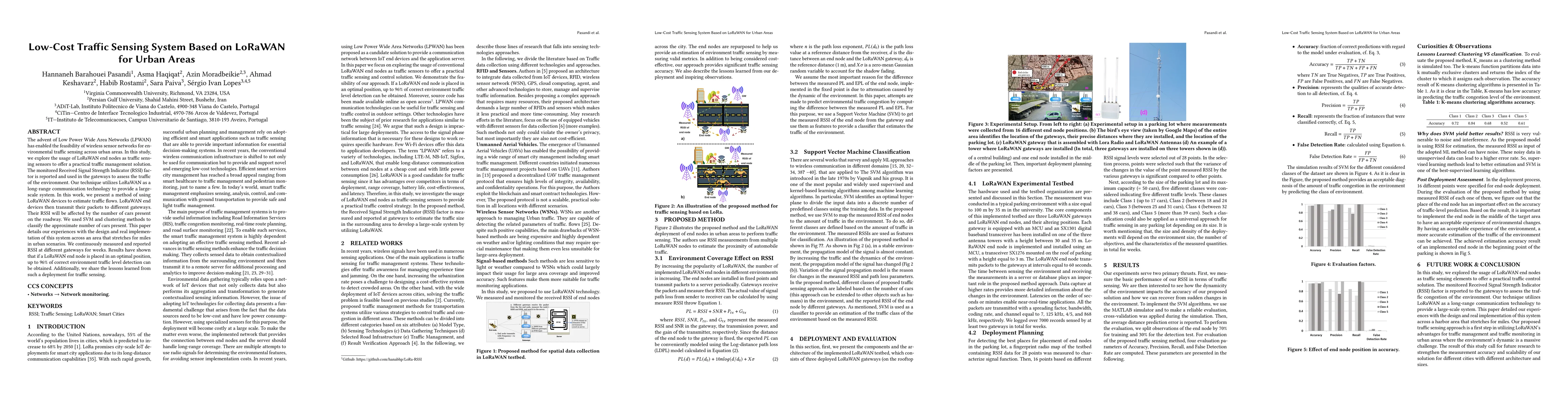 Thumbnail for Low-Cost Traffic Sensing System Based on LoRaWAN for Urban Areas