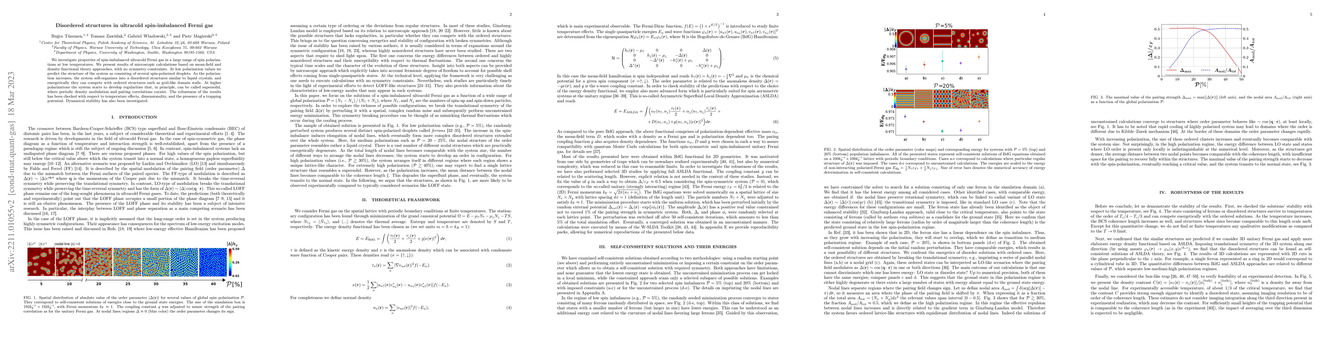 Thumbnail for Disordered structures in ultracold spin-imbalanced Fermi gas