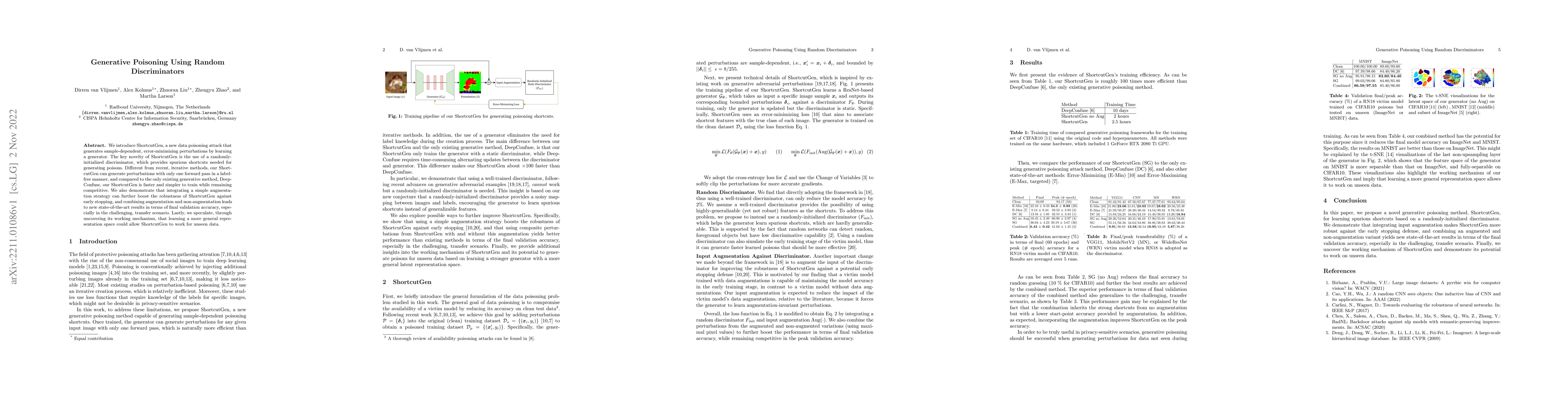 Thumbnail for Generative Poisoning Using Random Discriminators