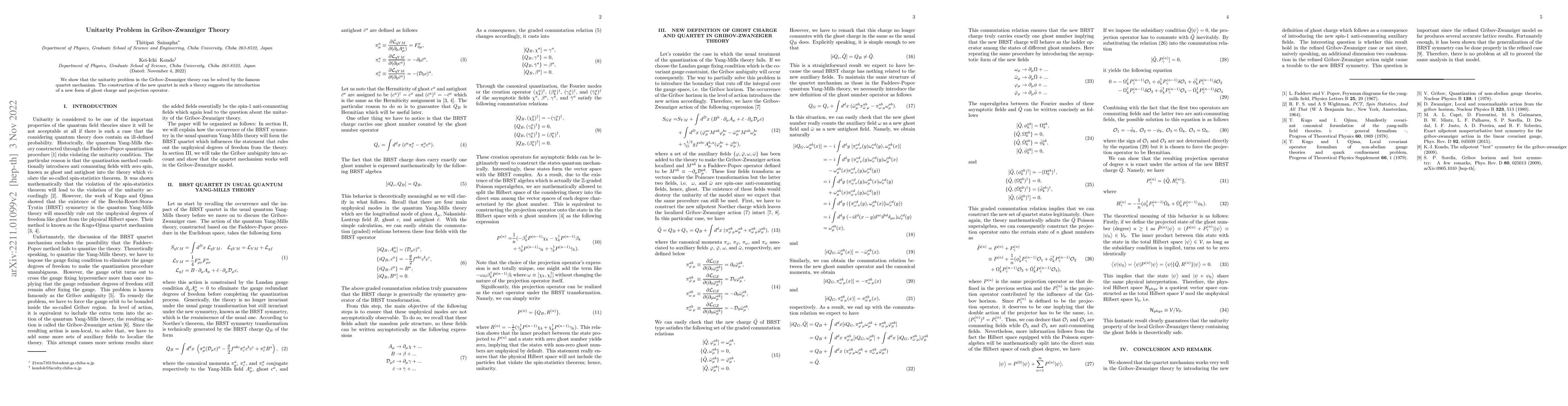 Thumbnail for Unitarity Problem in Gribov-Zwanziger Theory