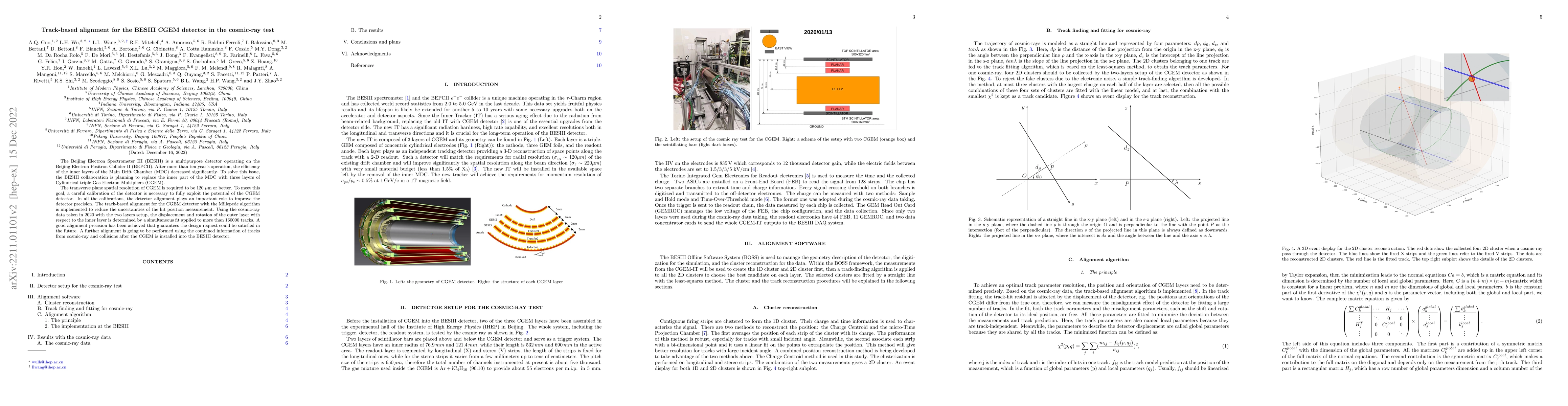 Thumbnail for Track-based alignment for the BESIII CGEM detector in the cosmic-ray
  test
