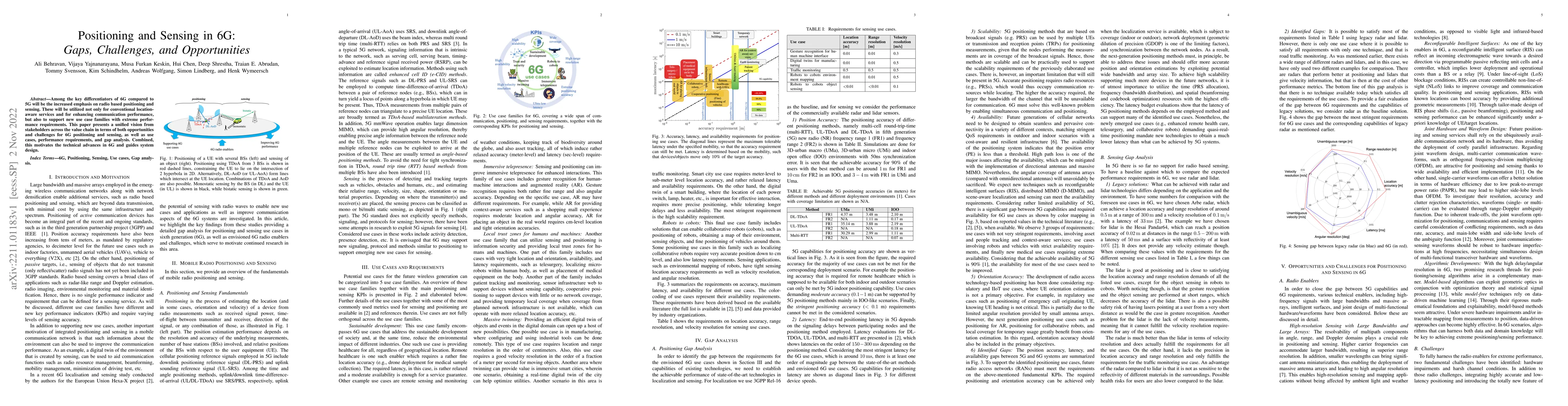 Thumbnail for Positioning and Sensing in 6G: Gaps, Challenges, and Opportunities