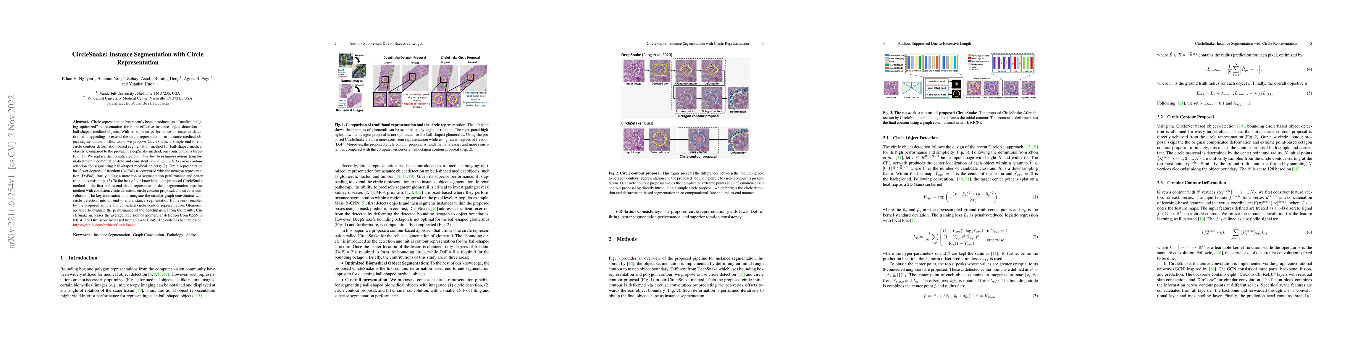 Thumbnail for CircleSnake: Instance Segmentation with Circle Representation