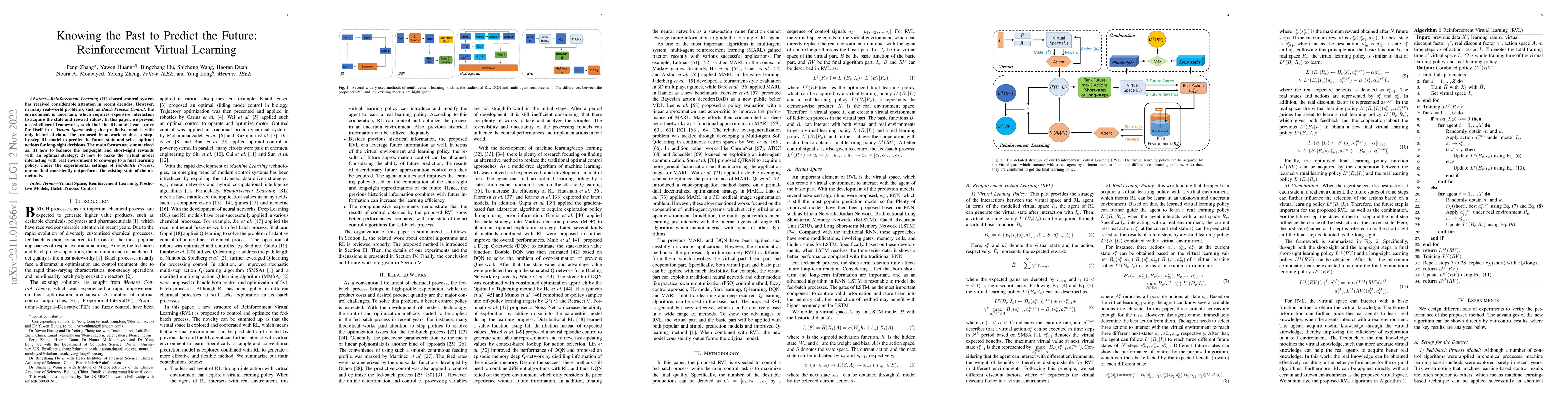 Thumbnail for Knowing the Past to Predict the Future: Reinforcement Virtual Learning