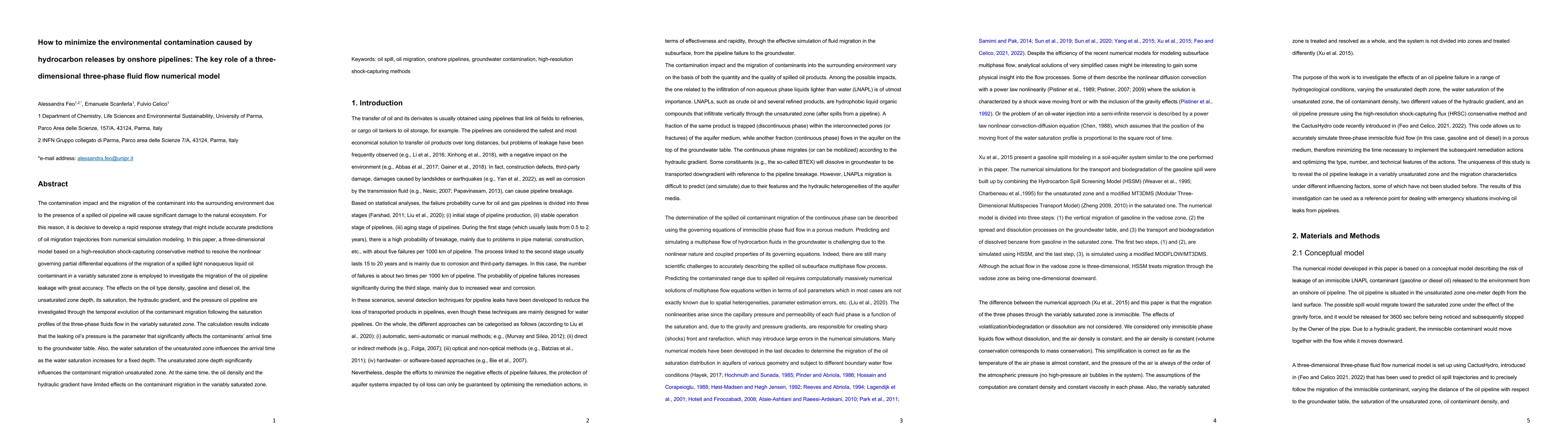 Thumbnail for How to minimize the environmental contamination caused by hydrocarbon
  releases by onshore pipelines: The key role of a three-dimensional
  three-phase fluid flow numerical model