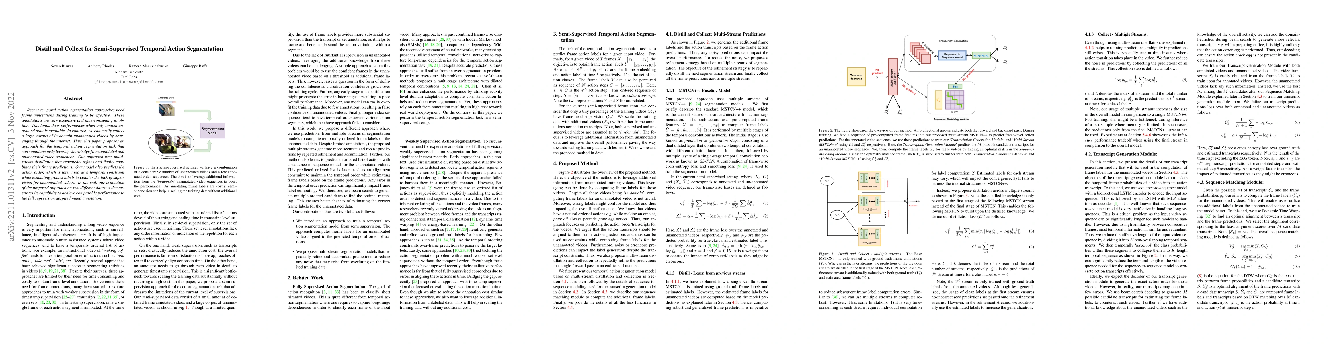 Thumbnail for Distill and Collect for Semi-Supervised Temporal Action Segmentation