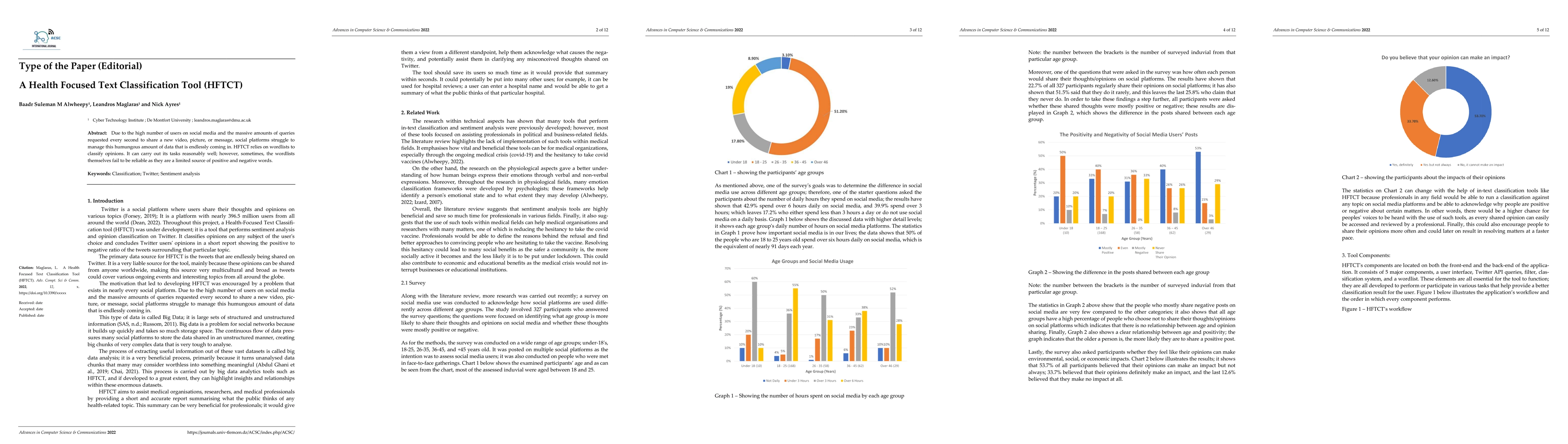 Thumbnail for A Health Focused Text Classification Tool (HFTCT)