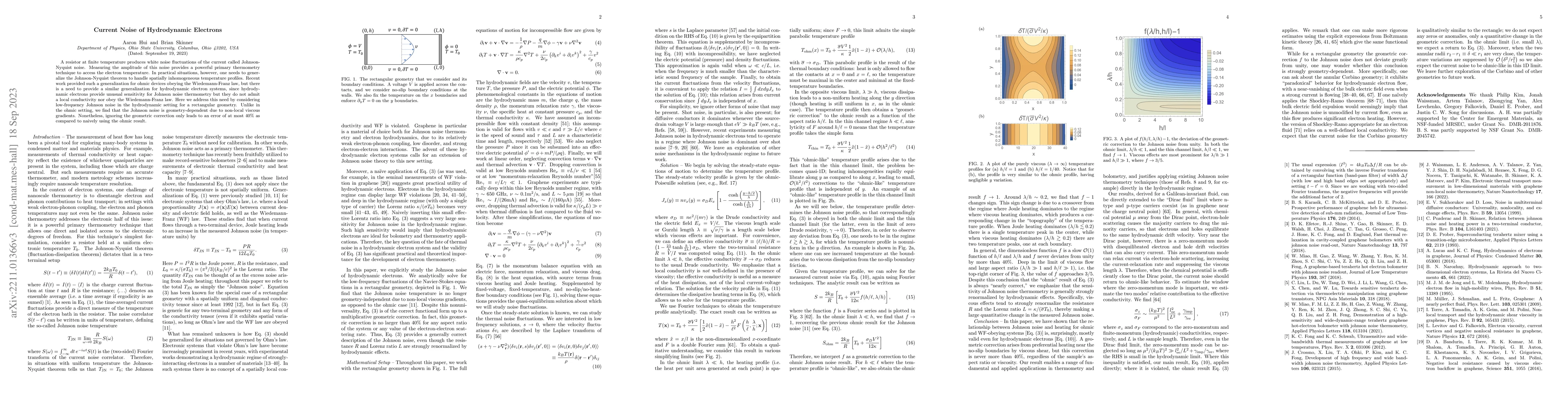 Thumbnail for Current Noise of Hydrodynamic Electrons