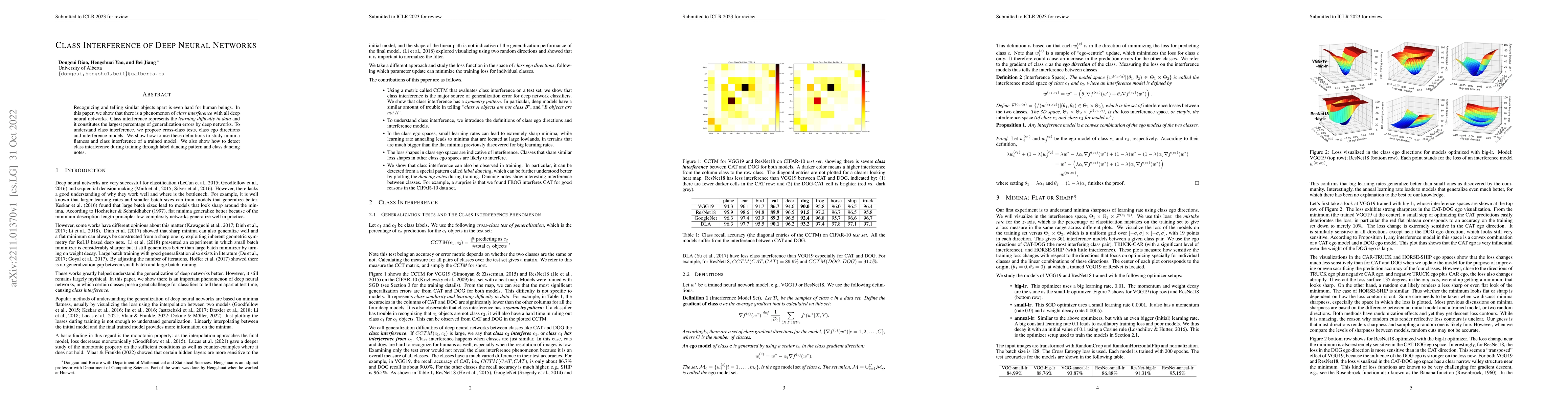 Thumbnail for Class Interference of Deep Neural Networks