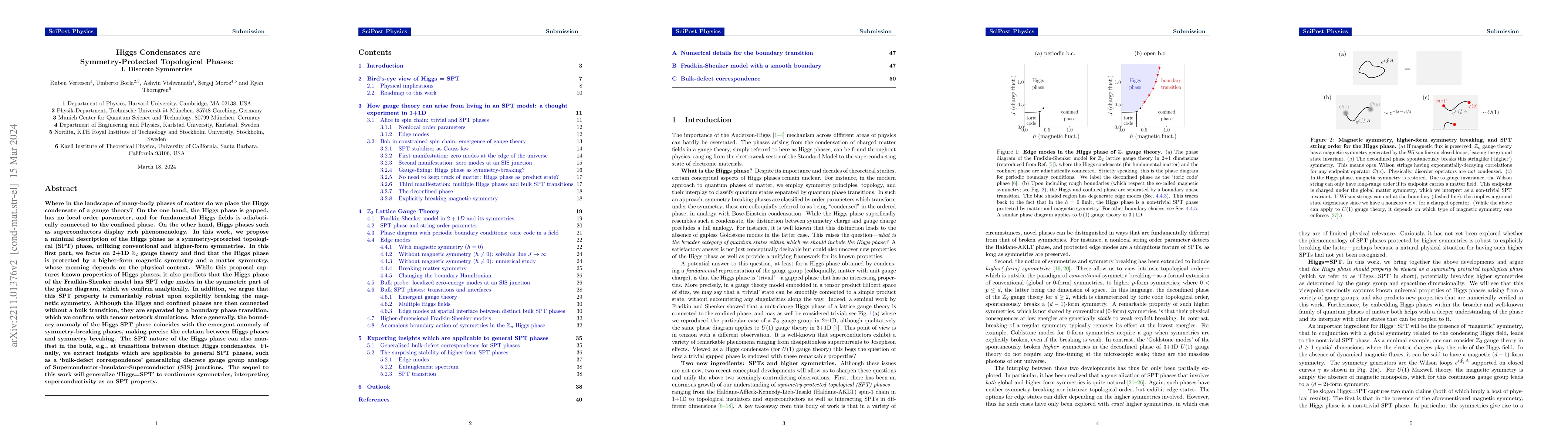 Thumbnail for Higgs Condensates are Symmetry-Protected Topological Phases: I. Discrete
  Symmetries