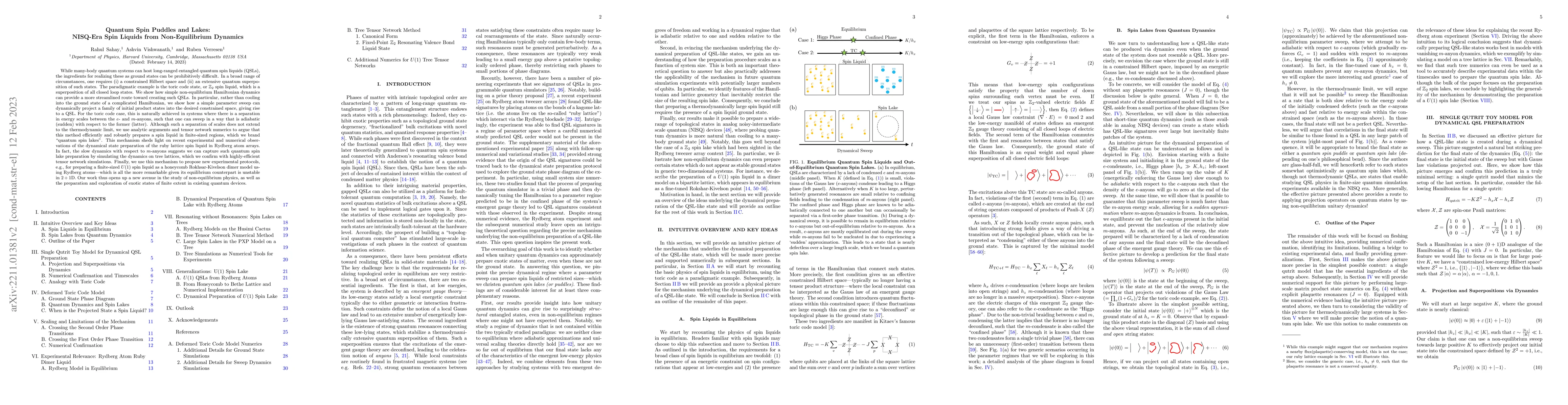 Thumbnail for Quantum Spin Puddles and Lakes: NISQ-Era Spin Liquids from
  Non-Equilibrium Dynamics