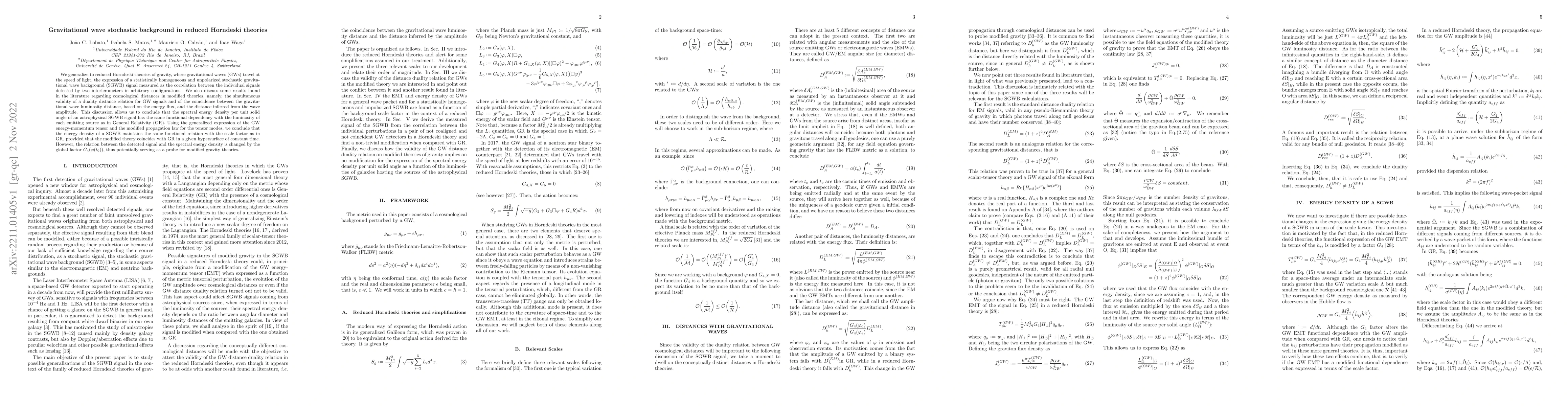 Thumbnail for Gravitational wave stochastic background in reduced Horndeski theories