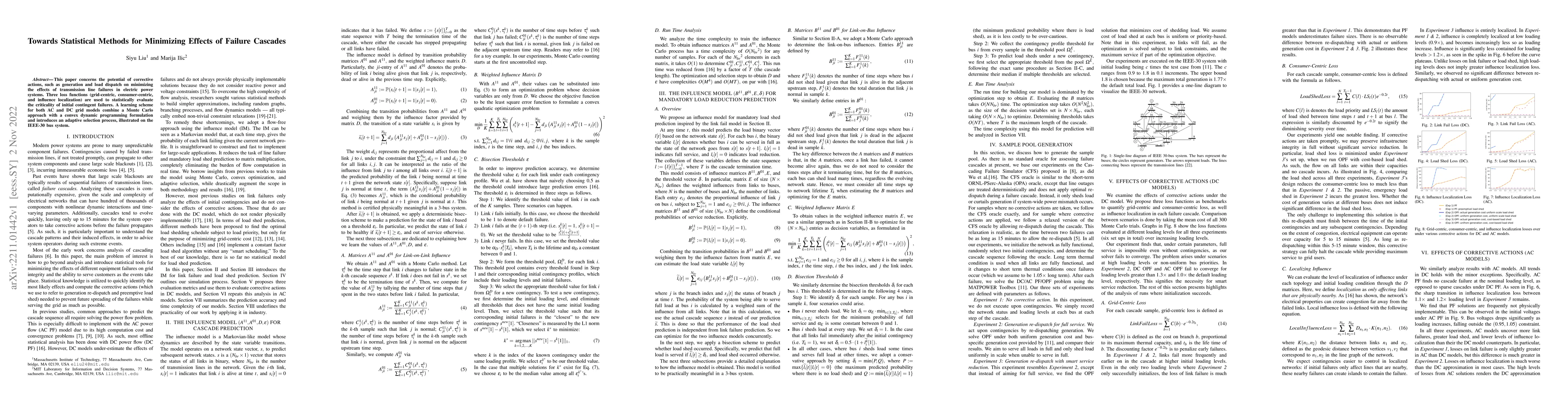 Thumbnail for Towards Statistical Methods for Minimizing Effects of Failure Cascades