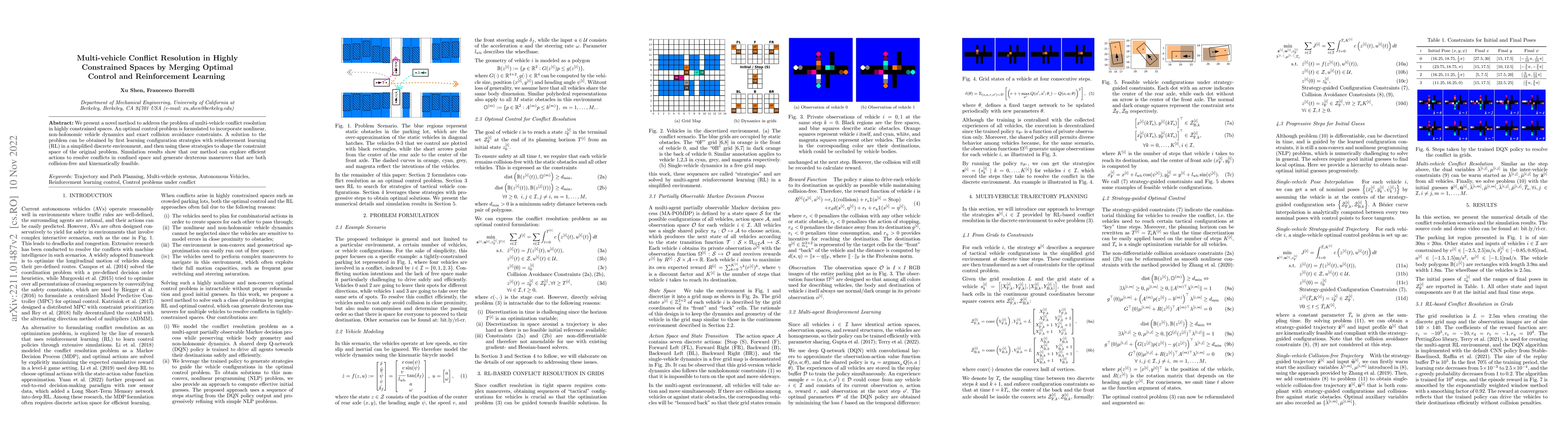 Thumbnail for Multi-vehicle Conflict Resolution in Highly Constrained Spaces by
  Merging Optimal Control and Reinforcement Learning