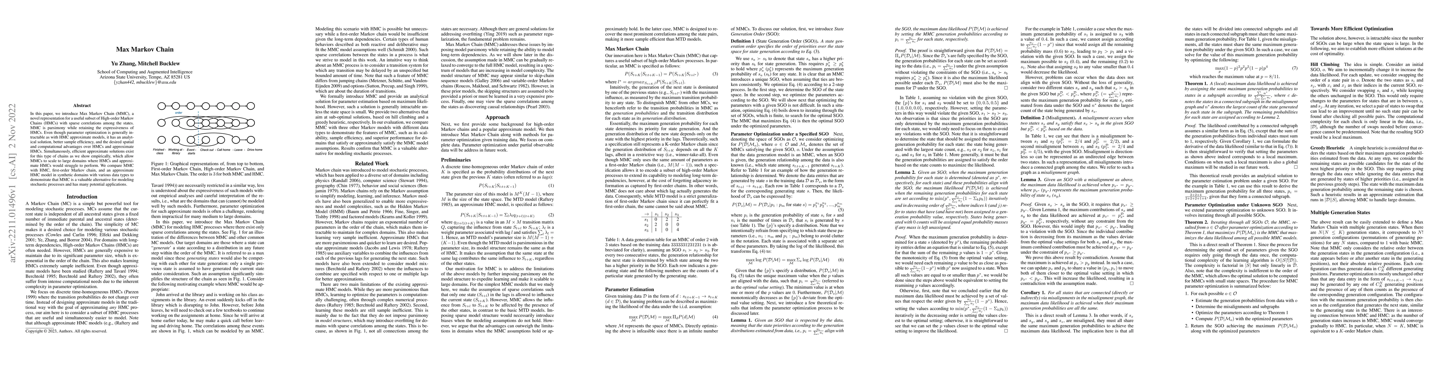 Thumbnail for Max Markov Chain