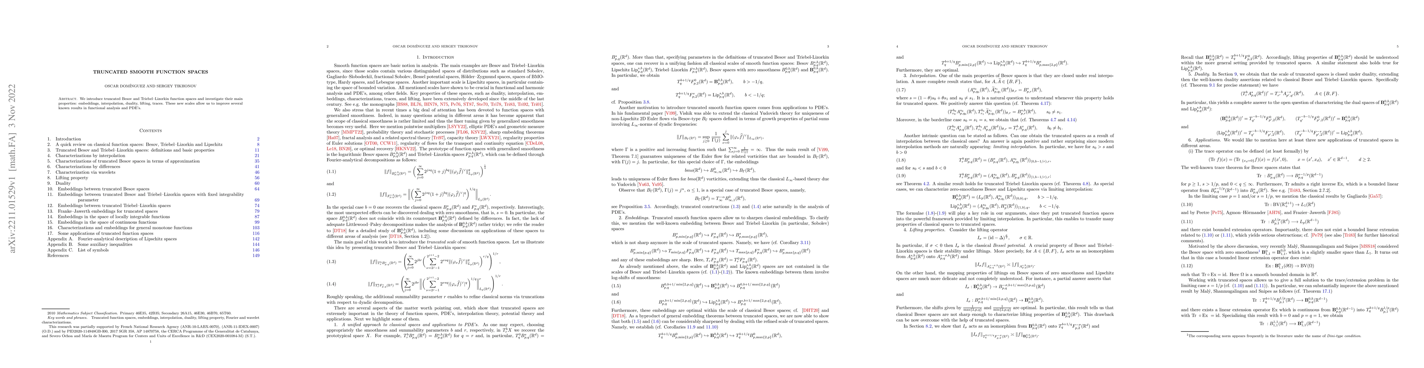 Thumbnail for Truncated smooth function spaces