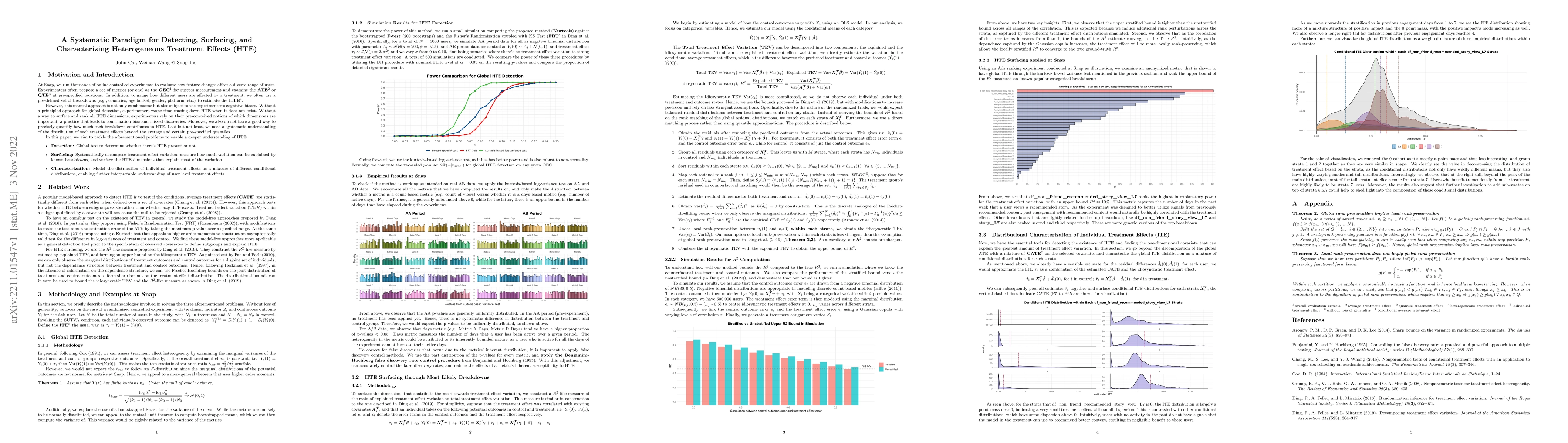 Thumbnail for A Systematic Paradigm for Detecting, Surfacing, and Characterizing
  Heterogeneous Treatment Effects (HTE)