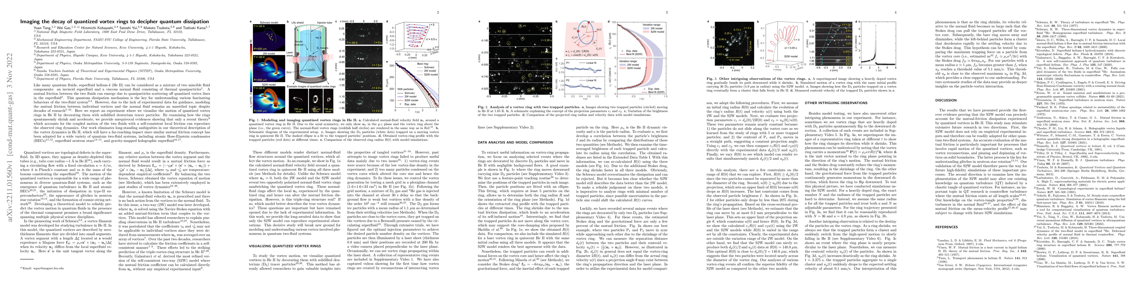 Thumbnail for Imaging the decay of quantized vortex rings to decipher quantum
  dissipation