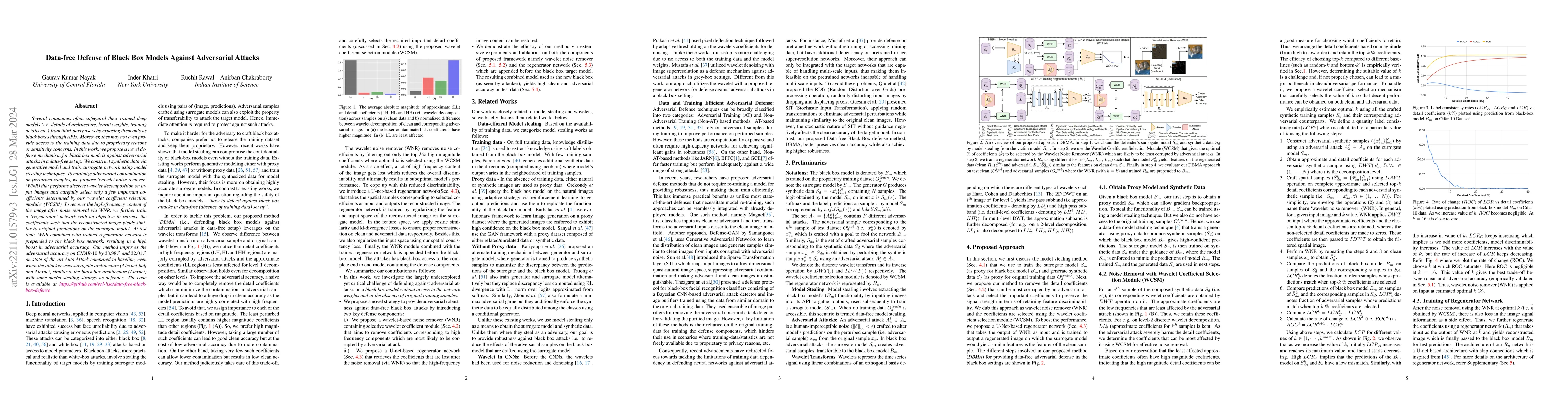 Thumbnail for Data-free Defense of Black Box Models Against Adversarial Attacks