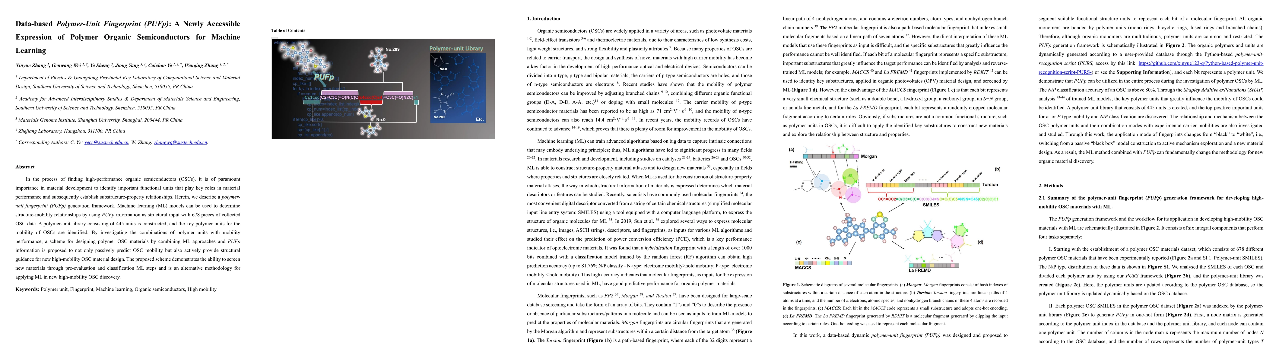 Thumbnail for Data-based Polymer-Unit Fingerprint (PUFp): A Newly Accessible
  Expression of Polymer Organic Semiconductors for Machine Learning