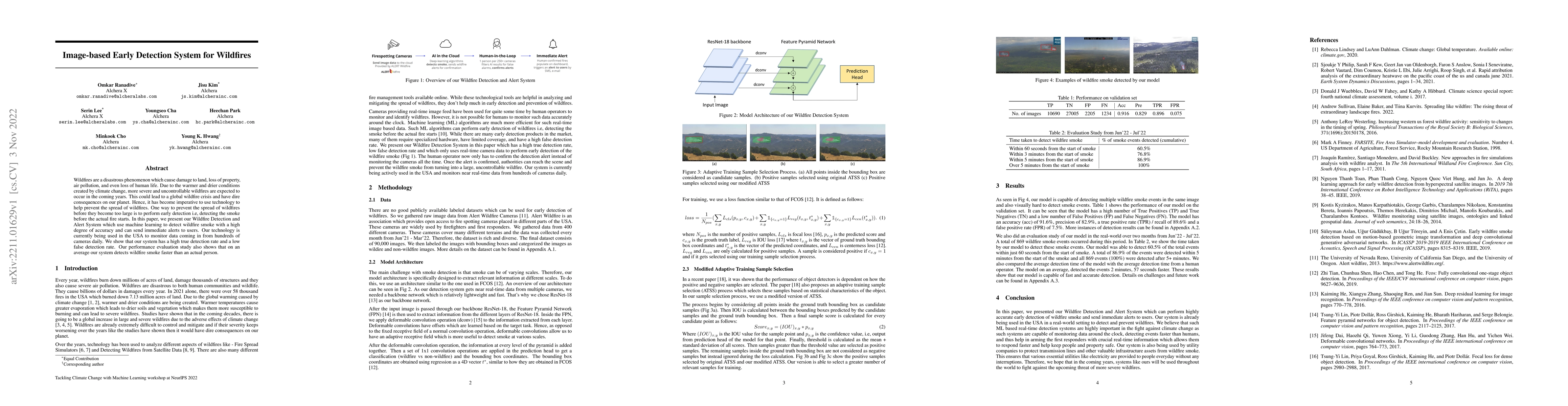 Thumbnail for Image-based Early Detection System for Wildfires