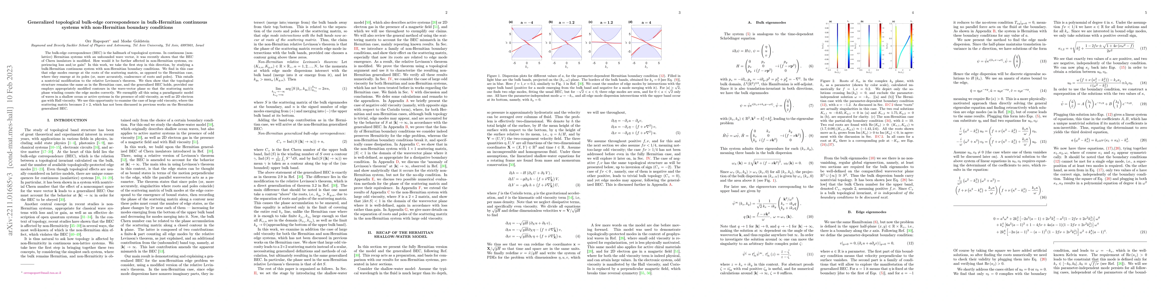 Thumbnail for Generalized topological bulk-edge correspondence in bulk-Hermitian
  continuous systems with non-Hermitian boundary conditions
