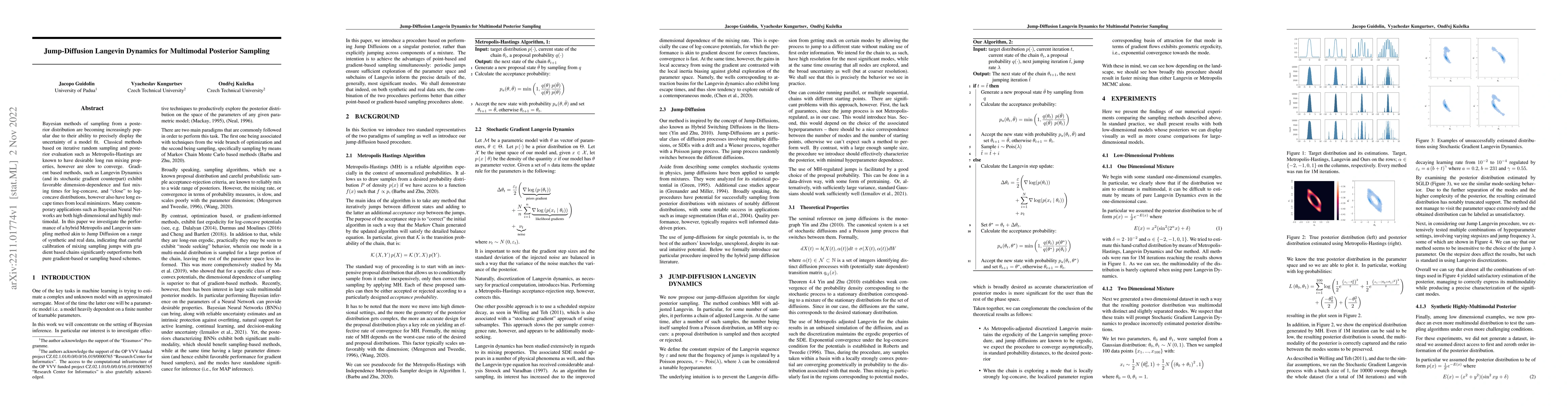 Thumbnail for Jump-Diffusion Langevin Dynamics for Multimodal Posterior Sampling