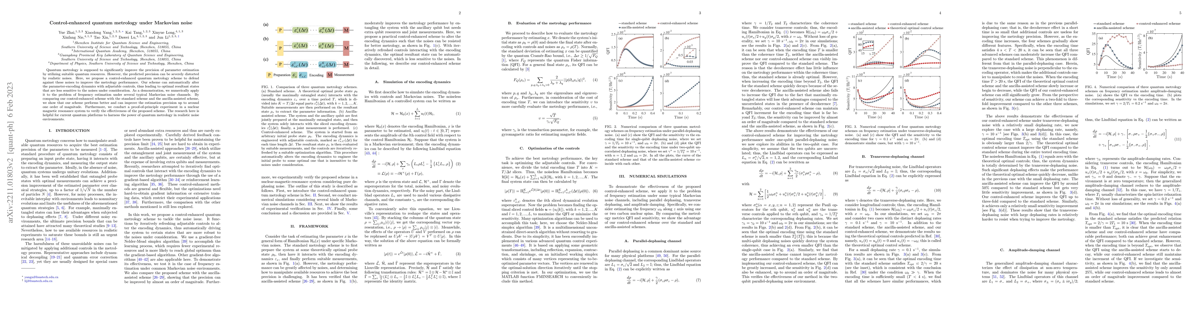 Thumbnail for Control-enhanced quantum metrology under Markovian noise