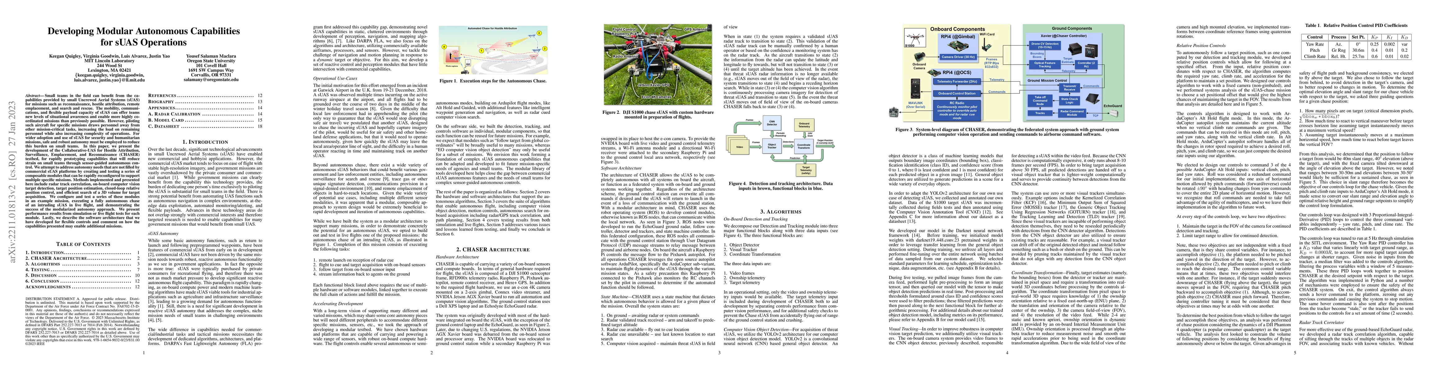 Thumbnail for Developing Modular Autonomous Capabilities for sUAS Operations