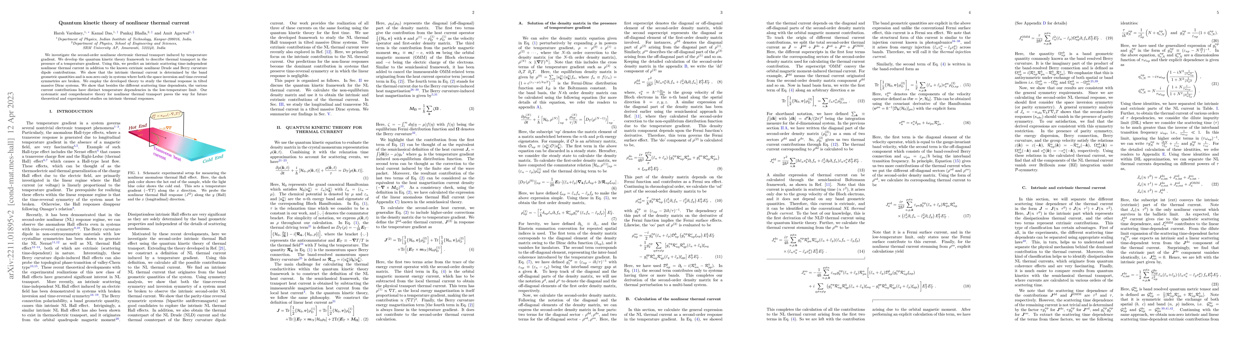 Thumbnail for Quantum kinetic theory of nonlinear thermal current