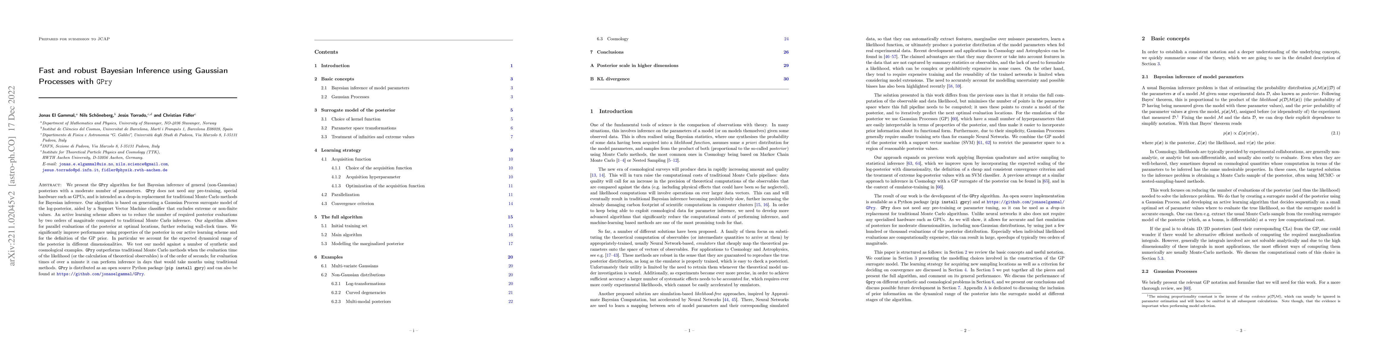 Thumbnail for Fast and robust Bayesian Inference using Gaussian Processes with GPry