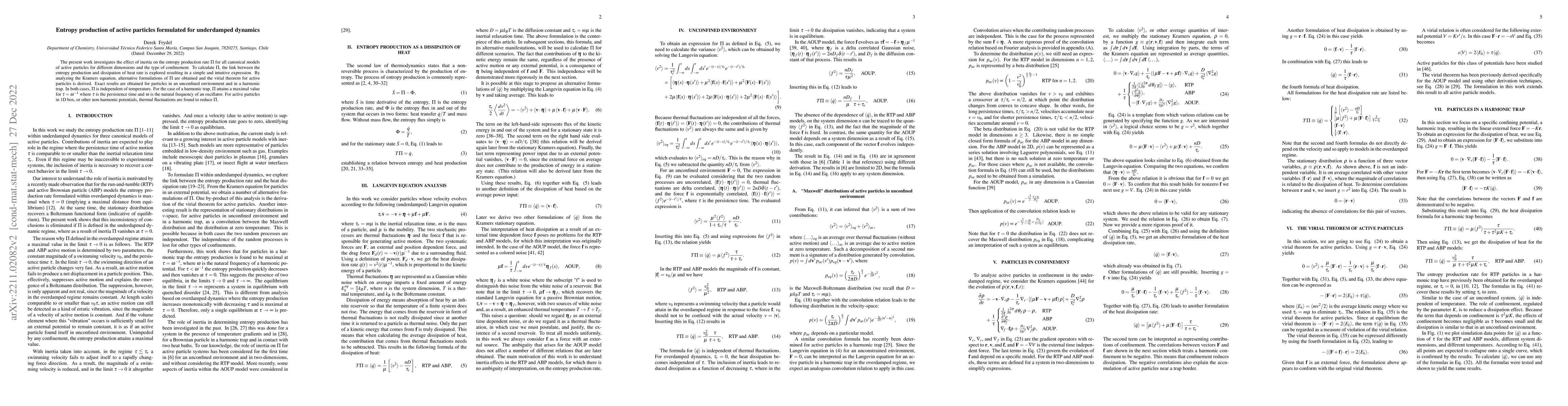 Thumbnail for Entropy production of active particles in underdamped regime