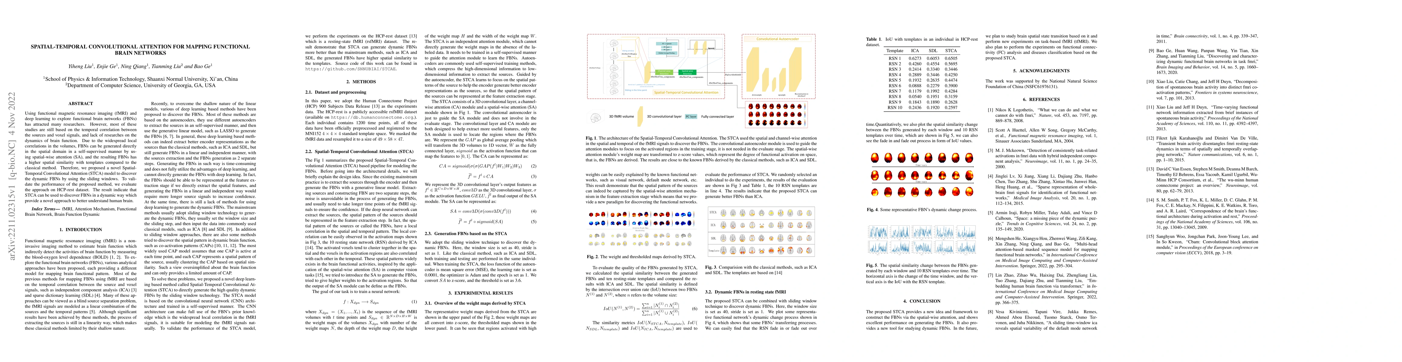 Thumbnail for Spatial-Temporal Convolutional Attention for Mapping Functional Brain
  Networks