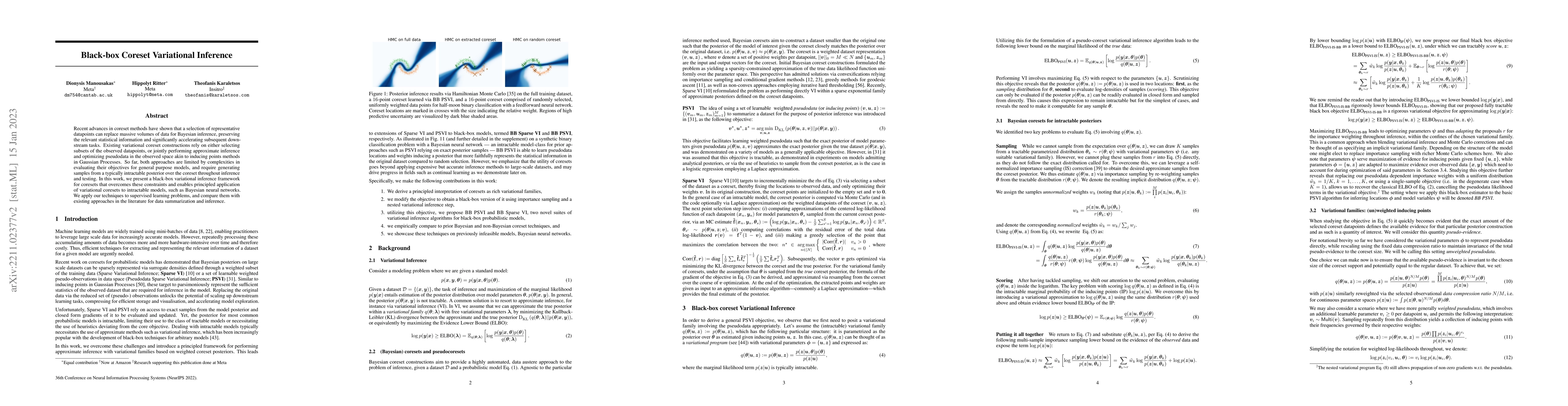 Thumbnail for Black-box Coreset Variational Inference