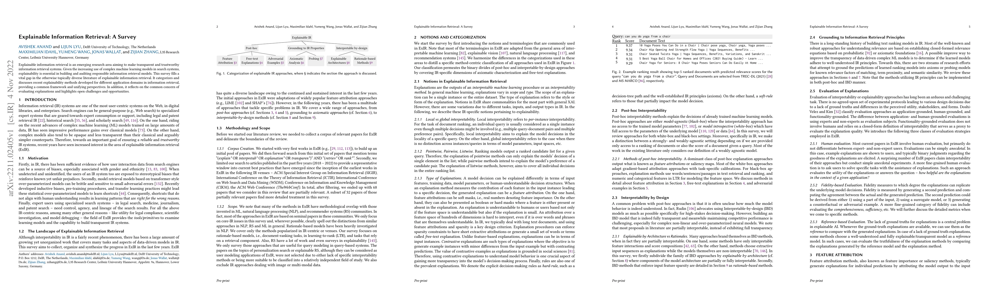 Thumbnail for Explainable Information Retrieval: A Survey