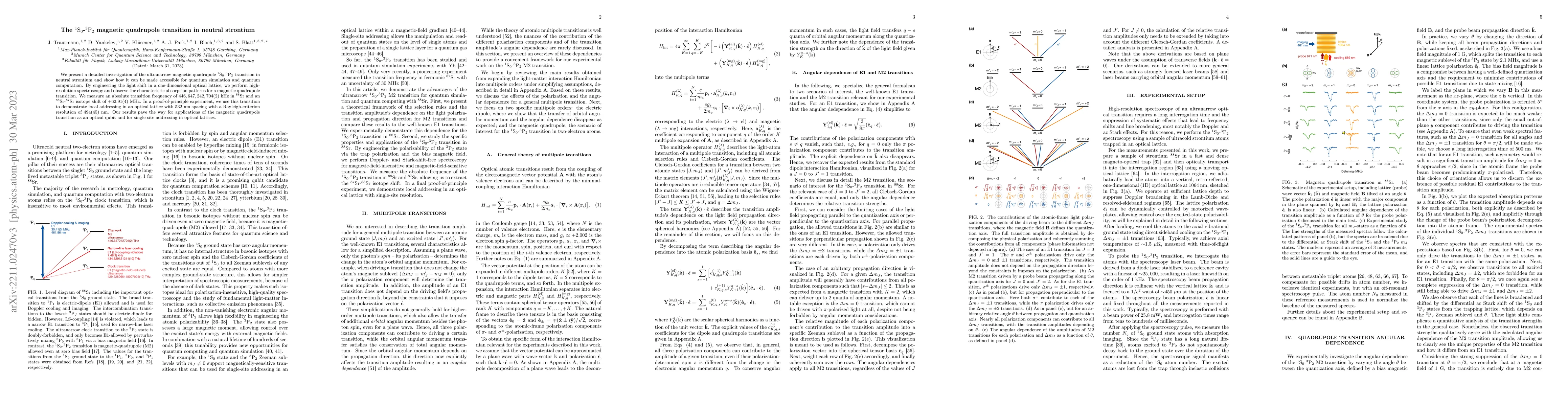 Thumbnail for The $^{1}\mathrm{S}_0$-$^{3}\mathrm{P}_2$ magnetic quadrupole transition
  in neutral strontium