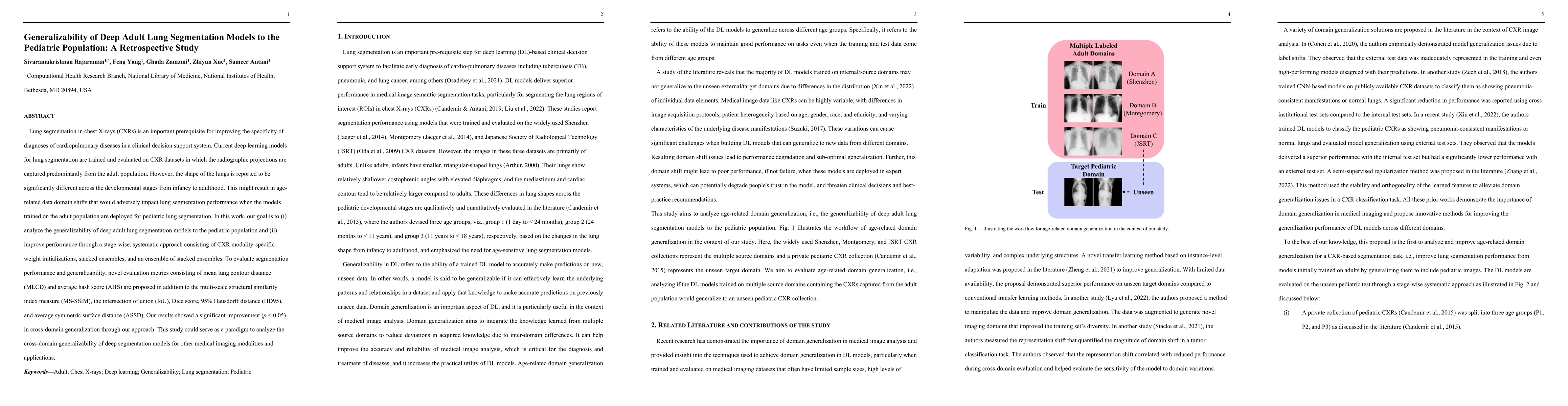 Thumbnail for Generalizability of Deep Adult Lung Segmentation Models to the Pediatric
  Population: A Retrospective Study