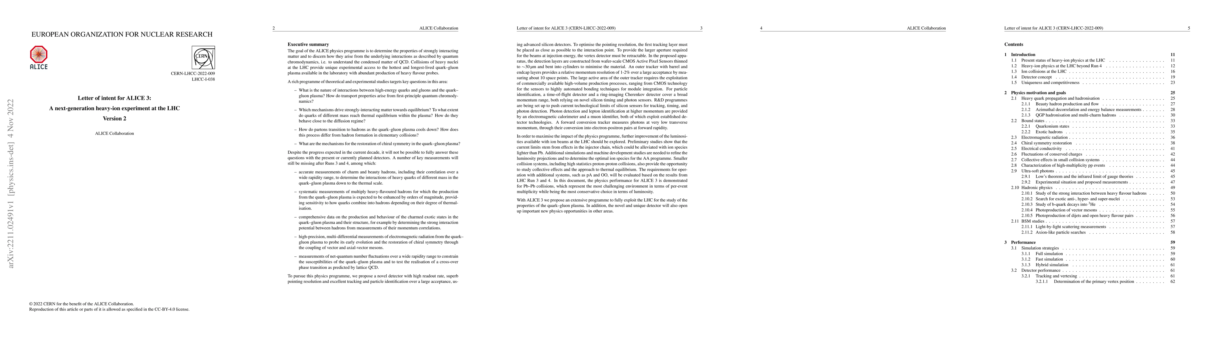 Thumbnail for Letter of intent for ALICE 3: A next-generation heavy-ion experiment at
  the LHC
