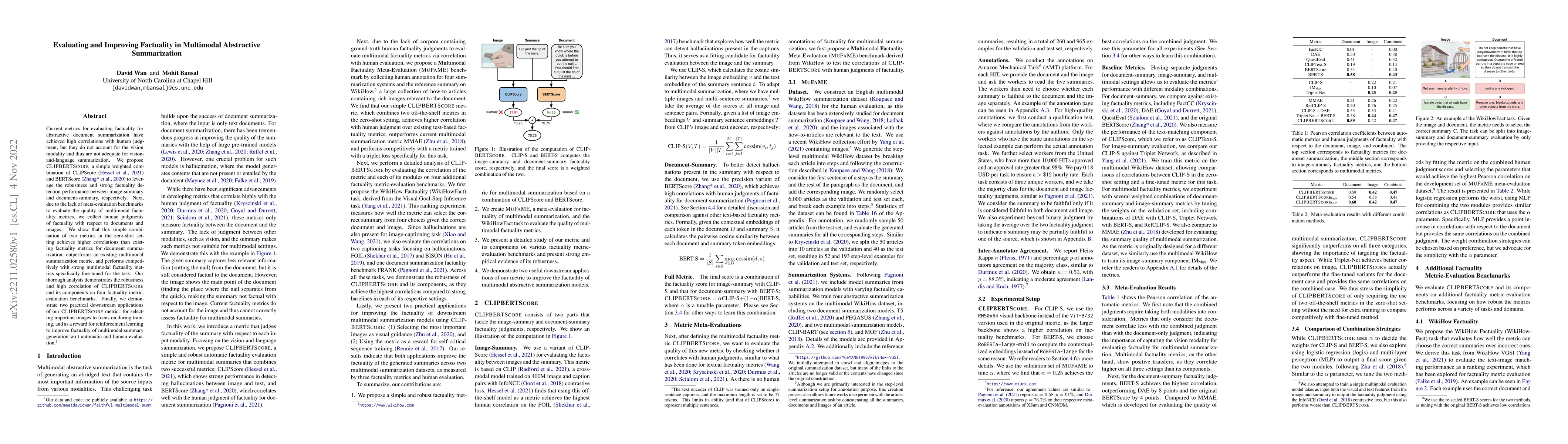 Thumbnail for Evaluating and Improving Factuality in Multimodal Abstractive
  Summarization
