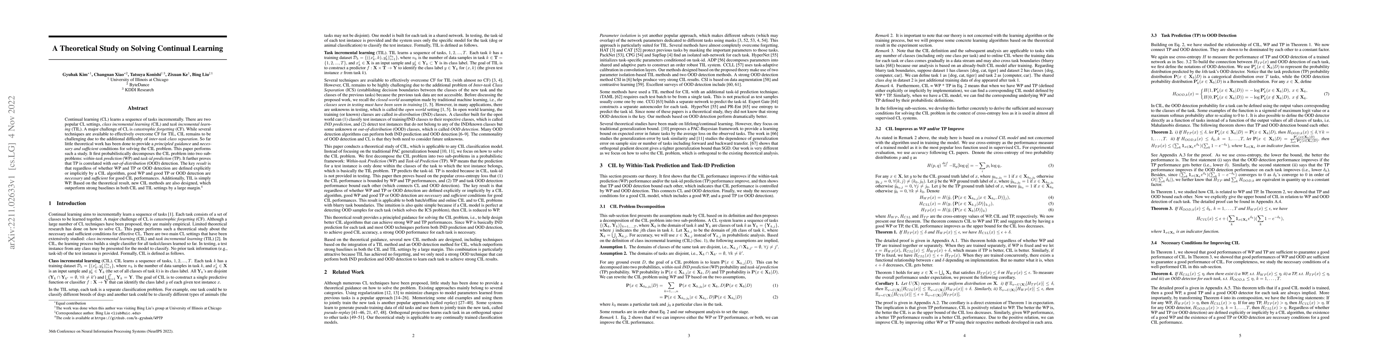 Thumbnail for A Theoretical Study on Solving Continual Learning
