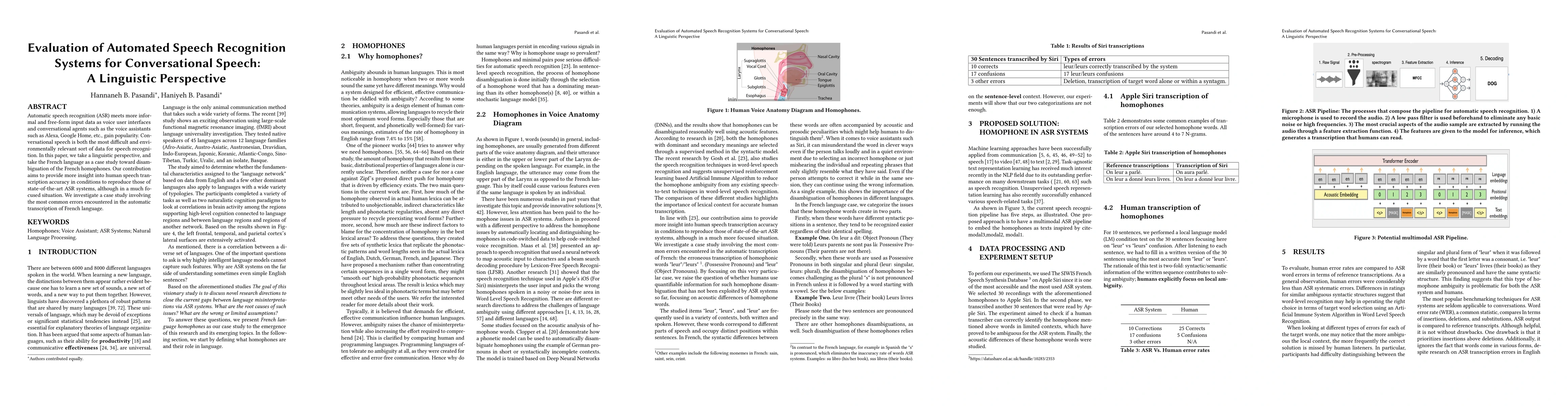 Thumbnail for Evaluation of Automated Speech Recognition Systems for Conversational
  Speech: A Linguistic Perspective