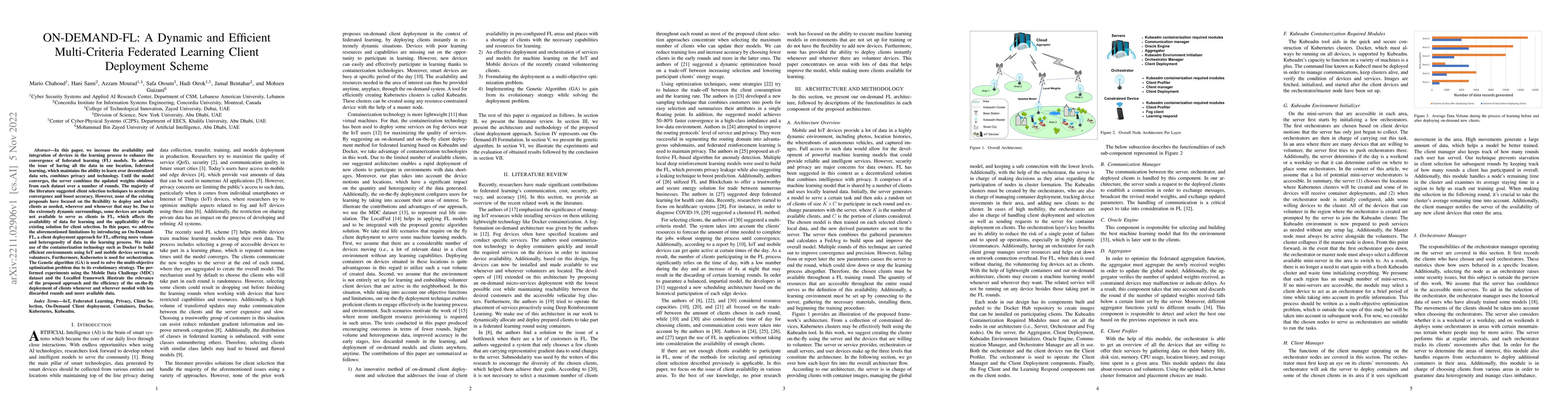 Thumbnail for ON-DEMAND-FL: A Dynamic and Efficient Multi-Criteria Federated Learning
  Client Deployment Scheme