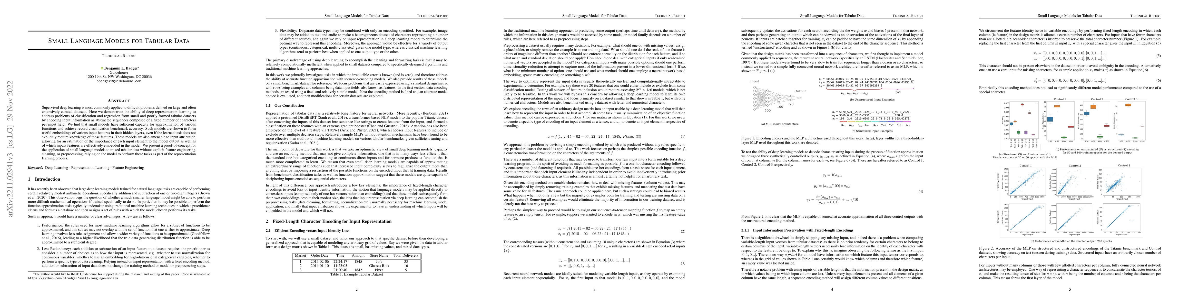Thumbnail for Small Language Models for Tabular Data