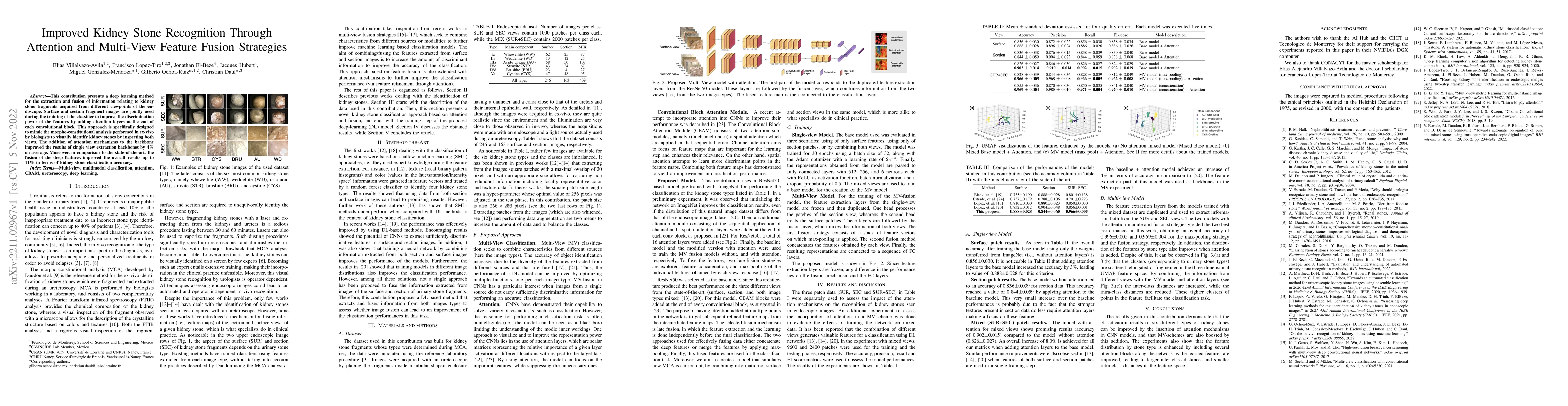 Thumbnail for Improved Kidney Stone Recognition Through Attention and Multi-View
  Feature Fusion Strategies