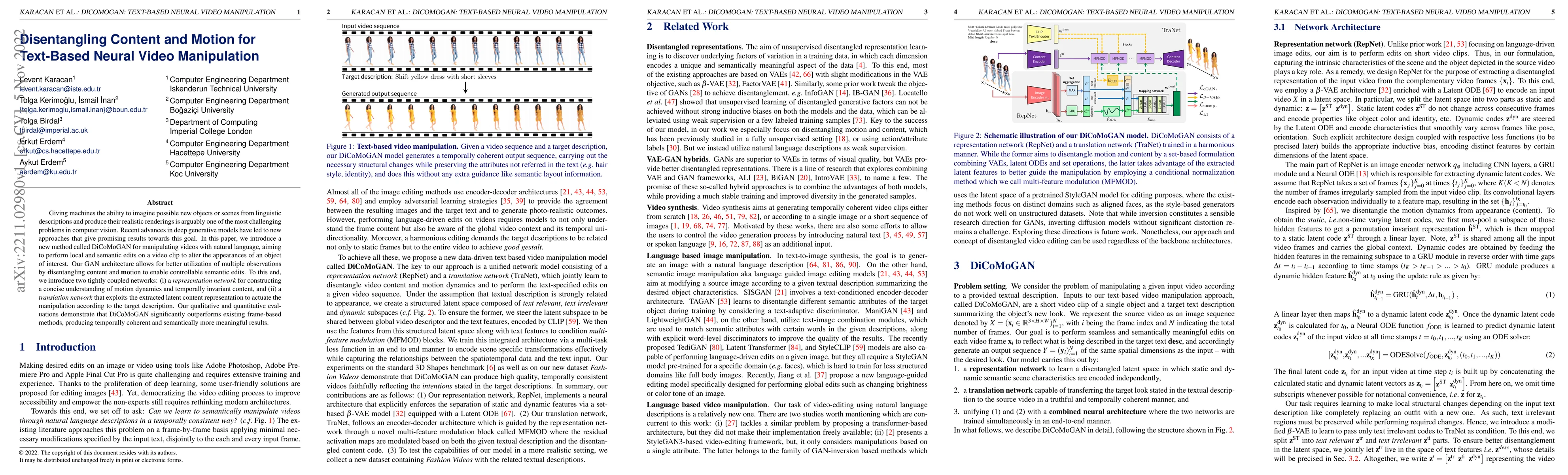 Thumbnail for Disentangling Content and Motion for Text-Based Neural Video
  Manipulation