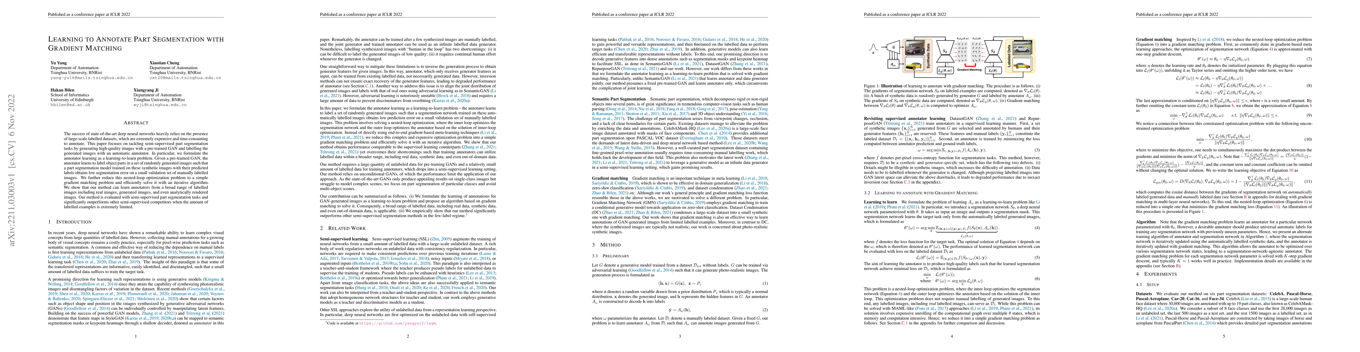 Thumbnail for Learning to Annotate Part Segmentation with Gradient Matching
